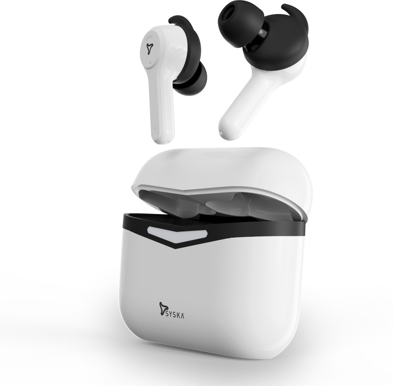 Syska SonicBuds X3 Bluetooth(Pearl White, True Wireless)