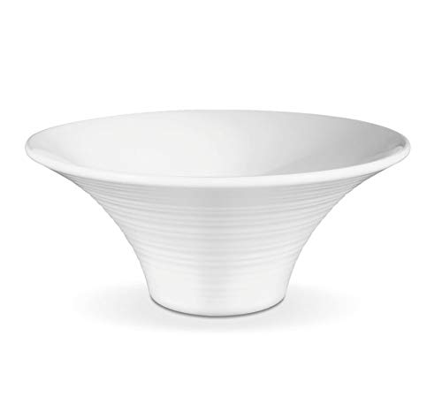 MILTON Boat Melamine Platter, White, 13.9 inch