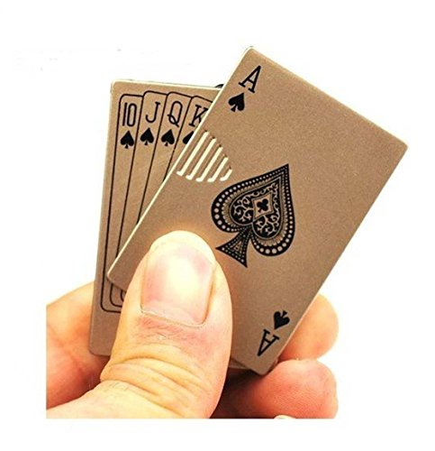 MT Metal Windproof Cigarette Gas Lighter – Playing Cards Ace