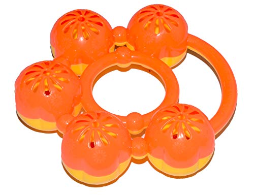 Crackles Colourful Rattles for Little Babies/Kids/Toddlers/Newborns-Pack of 1 (Random Color Will be Sent)