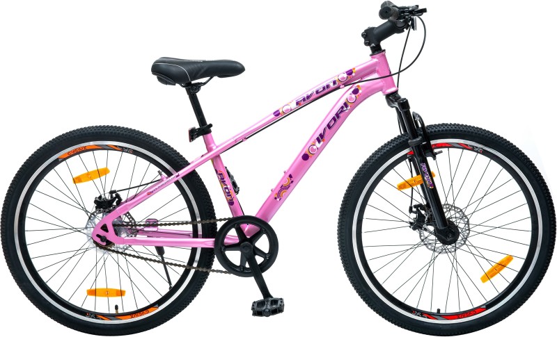 AVON Ivory 26T 26 T Mountain Cycle(Single Speed, Black, Pink, Only Front Suspension)