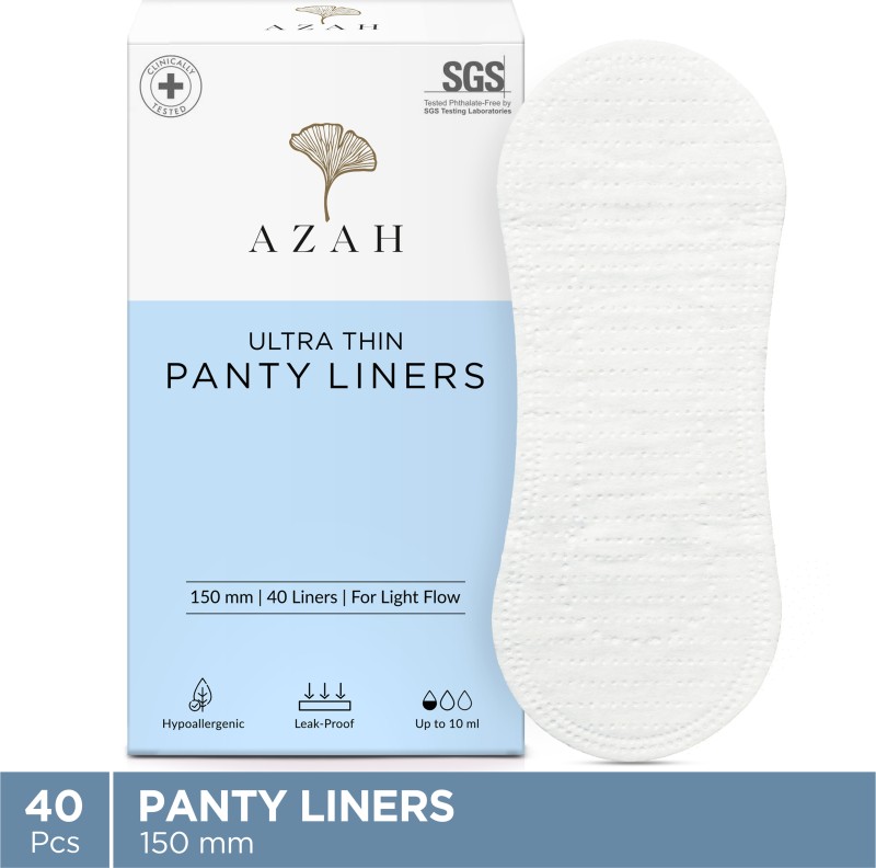 AZAH Ultra Thin Cottony Soft For Spotting and Discharge | All Day Dry And Fresh Pantyliner(Pack of 40)