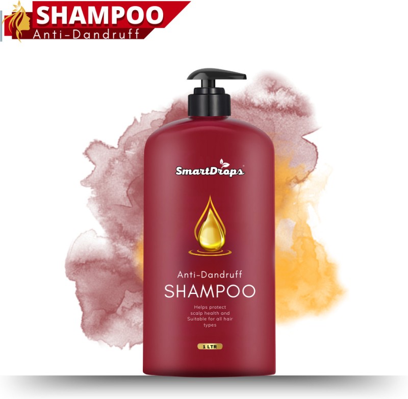smartdrops Smooth & Silky Anti Dandruff Shampoo for Softer and Smoother Hair(1 L)