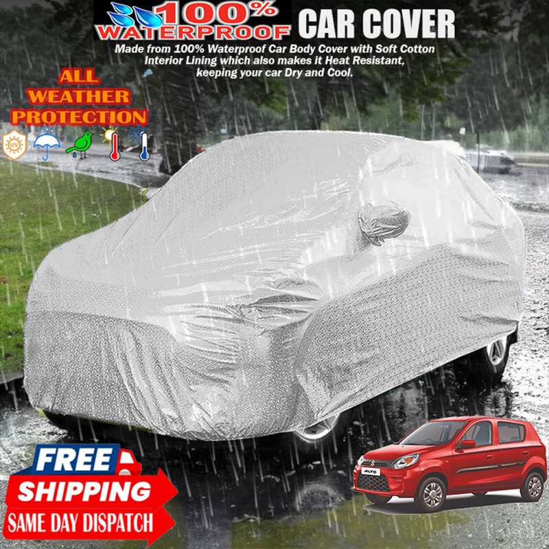 Tamanchi Autocare Car Cover For Maruti Suzuki Alto(Silver)