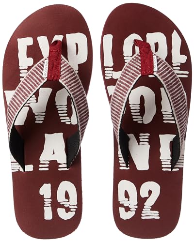 Woodland Men’s Maroon EVA Slipper-6 UK (40EURO) (FF 3991021)