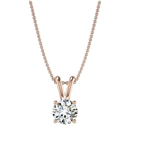 Carat Affairs 0.20 carat Lab Grown Diamond Solitaire Pendant