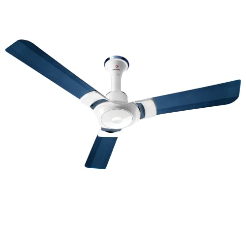 OTTOMATE Sense Decorative Energy efficient BEE star rated 1200 MM Anti Dust High Speed Ceiling fan (Ocean Blue, Pack of 1)