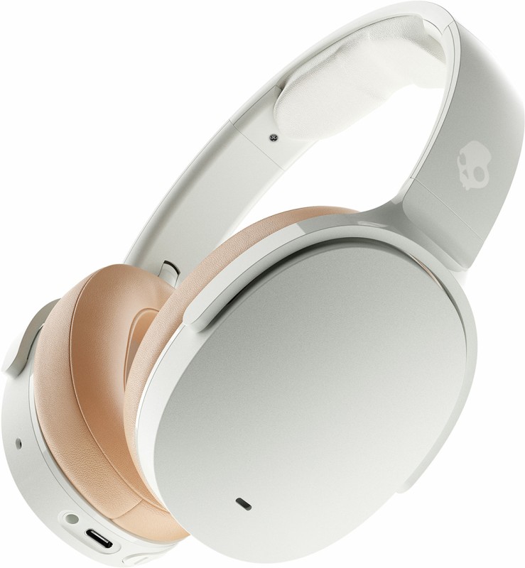 Skullcandy Hesh ANC Headphones with 40mm drivers, 22Hr Playtime + Rapid Charge,Light weight Bluetooth(Mob White, Over the Ear, On the Ear)
