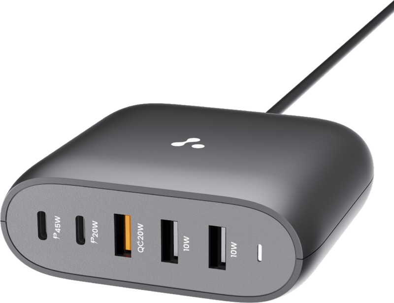 Ambrane 75 W 3 A Wall Charger for Mobile(Black)