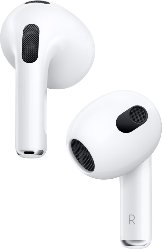 Apple AirPods (3rd generation) with Lightning Charging Case Bluetooth(White, True Wireless)