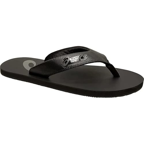 ASICS Unisex-Child ZORIAN AS Black/Roselle Flip Flop – 6 UK (1173A011.001)