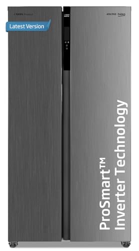 LG 322 L 3 Star Frost-Free Smart Inverter Double Door Refrigerator (GL-S342SPZX, Shiny Steel, Convertible with Express Freeze)