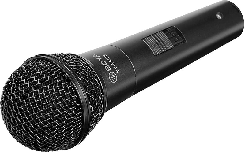 BOYA BY-BM58 XLR Cable Cardioid Dynamic Vocal Handheld Wired Microphone For Multipurpose