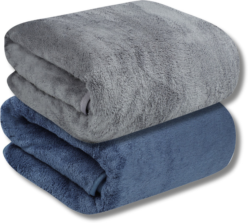 Fezora Microfiber 500 GSM Bath Towel(Pack of 2)