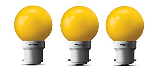 wipro 0.5W LED Lamp, Pack of 3, (N10003)