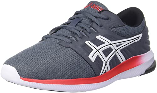 ASICS Unisex-Adult Gel-Moya LS Carrier Grey/White Running Shoe – 9 UK (1201A230.020)
