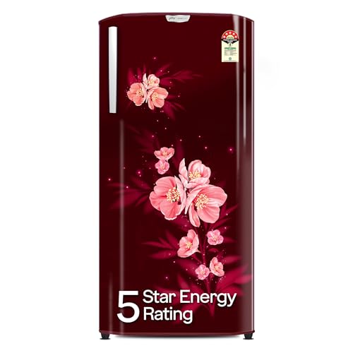 Godrej 180 L 5 Star Turbo Cooling Technology, 24 Days Farm Freshness Direct Cool Single Door Refrigerator (RD EDGENEO 207E THF MP WN, Maple Wine)