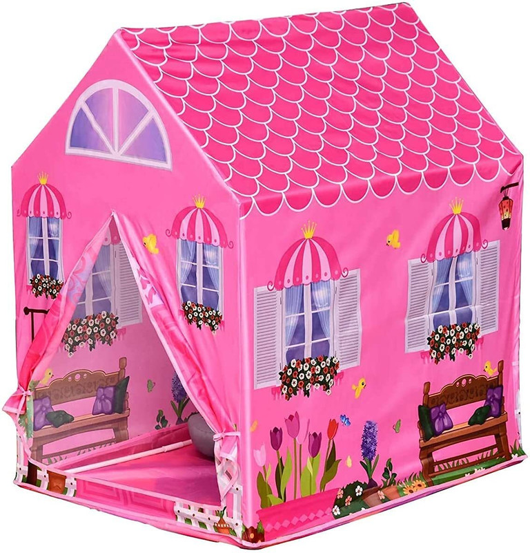 TOOBIL High-Quality Doll House Tent For Kids(Pink)