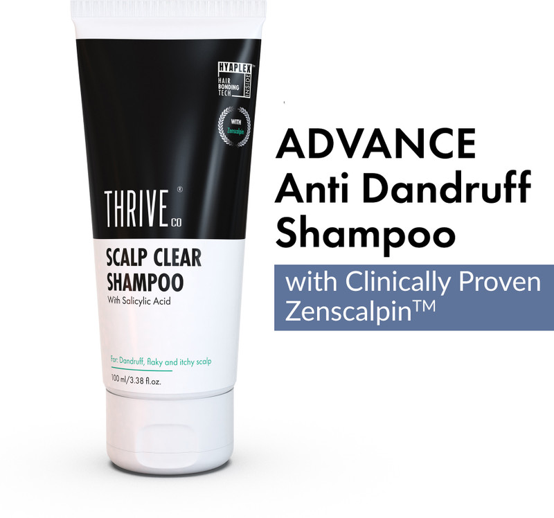 ThriveCo Scalp Clear Shampoo With Salicylic Acid | For Dandruff & Itchy Scalp(100 ml)
