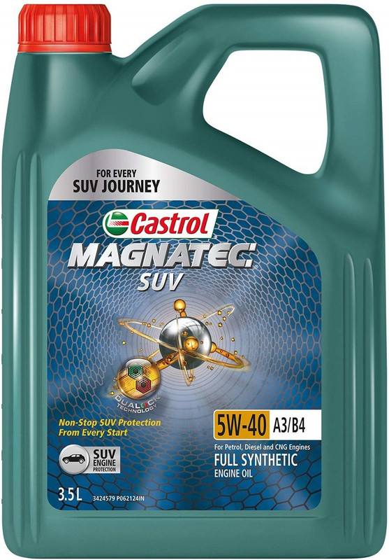 Castrol Magnatec SUV 5W-40 Full Synthetic Full-Synthetic Engine Oil(3.5 L, Pack of 1)