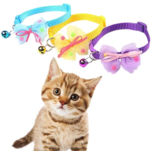 Sage Square Cat Bow Collar with Bell, Stylish Pet Accessory for Your Furry Friend, Adjustable Fit Comfort, Fashion-Forward Pet Gear, Reliable Performance Assurance, Pet Fashion Statement