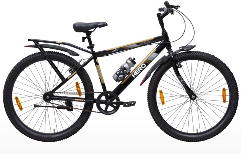 HERO NEXT 2.0 IBC | Wheel Size 26 | Non-Suspension | POWER Brake | 26 T (inch) Mountain Cycle(Single Speed, Black, Rigid)