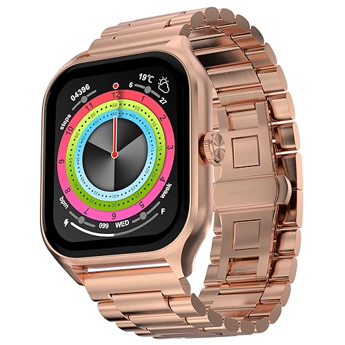 Fire-Boltt Solaris 1.78” AMOLED Always-on Display with 368 * 448 px Resolution, 123 Sports Mode, IP68 Water-Resistant, Long-Lasting Battery Life and Comprehensive Health Tracking (Pink)