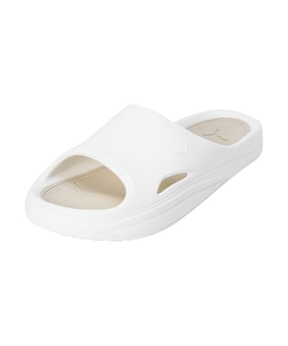 Puma Mens Lithen Injex Warm White-Putty Slide – 10 UK (40044901)