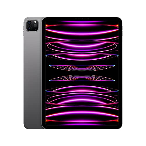 Apple iPad Pro 11″ (4th Generation): with M2 chip, Liquid Retina Display, 2TB, Wi-Fi 6E, 12MP front/12MP and 10MP Back Cameras, Face ID, All-Day Battery Life – Space Grey