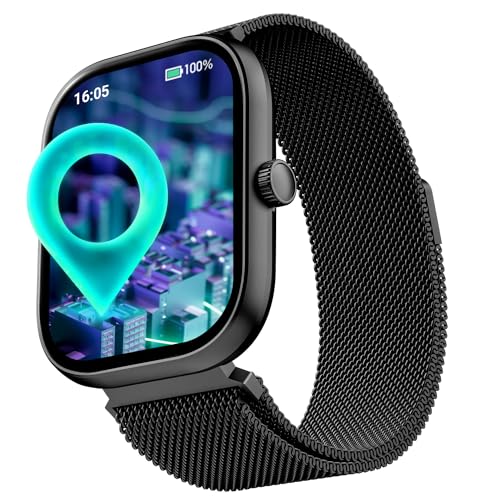 boAt Wave Sigma 3 w/Turn-by-Turn Navigation, 2.01″ (5.1 cm) HD Display, BT Calling, Crest+ OS, QR Tray, Watch Face Studio, Coins, Emergency SOS Smart Watch for Men & Women(Metal Black)