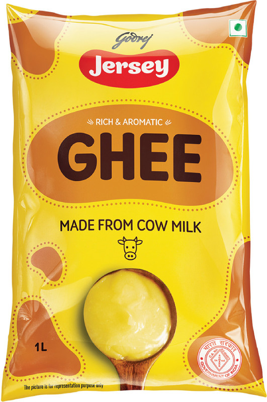 Godrej Jersey Pure Cow Ghee Pouch(1 L)