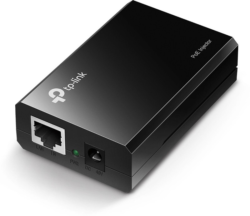 TP-Link TL-POE150S Gigabit Ethernet IEEE 802.3af Compatible PoE Injector RJ45 Adapter Wireless Router 0 GHz 0 Mbps Wifi Speed NA Ethernet (Cable Broadband)(Black)