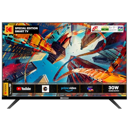 Kodak 80 cm (32 inches) Special Edition Series HD Ready Smart LED TV 32SE5001BL (Black)