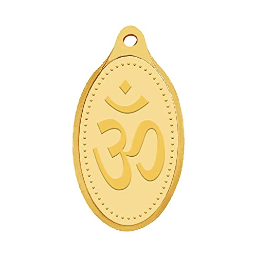 WHP Jewellers 24kt (999) 5 gram OM Yellow Gold OM Pendant