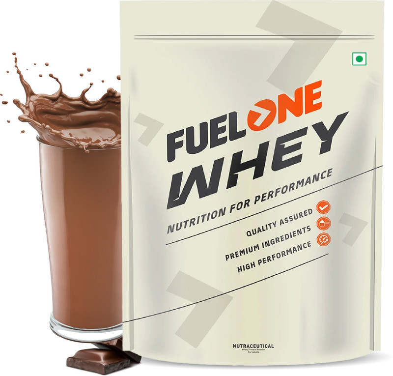 FUELONE Whey Protein, 24 g Protein, 5.08 g BCAA & 3.60 g Glutamic Acid Whey Protein(907 g, Rich Chocolate)
