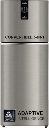 Whirlpool 308 L 3 Star Convertible Frost Free inverter Double Door Refrigerator (IF INV 355 TITAN STEEL(3S) CONV-TL)