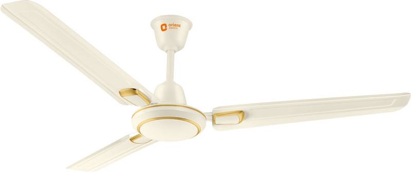Orient Electric Ujala Air Deco BEE Star Rated with 2 Year Warranty Ultra High Speed 1200 mm Ceiling Fan(1 Star | Ivory | Pack of 1)