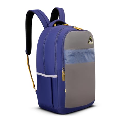 Aristocrat Edupack 45L Blue Casual Backpack for Boys & Girls with 3 Compartments | Front Pocket | Organizer | Padded Shoulder Straps | Side Bottle Pockets | Perfect for School & Travel – Unisex