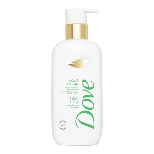 Dove Acne Clear Serum Body Wash|1% Salicylic Acid Formula| Clears and helps prevent acne | Paraben & SLS free | 300 ml