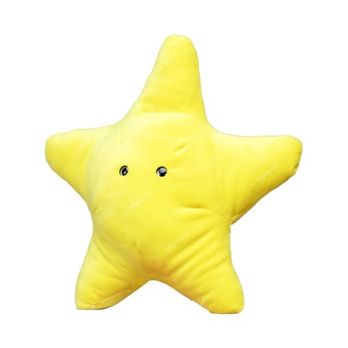 HighRoof Super Soft Fabric Big Size Starfish Toy Premium Star Soft Cushion Pillow Stuffed Soft Starfish Toy for Kids Yellow