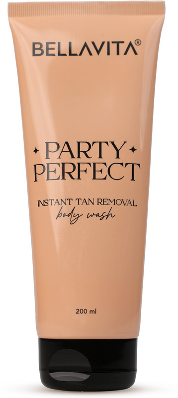 BELLAVITA Party Perfect 2-in-1 Body Wash | Instant Tan Removal|Instant Brightening(200 ml)