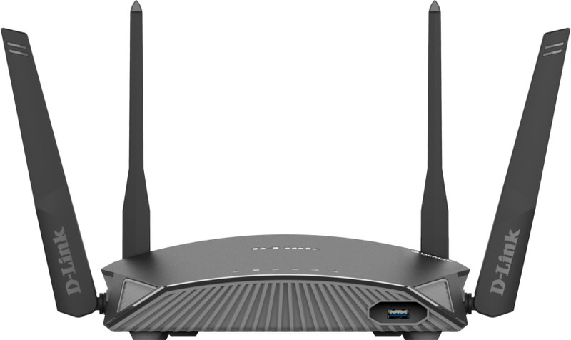 D-Link EXO DIR-2660 Wireless Router 2.4 GHz, 5 GHz 2600 Mbps Wifi Speed Dual Band External Antenna Ethernet (Cable Broadband)(Black)
