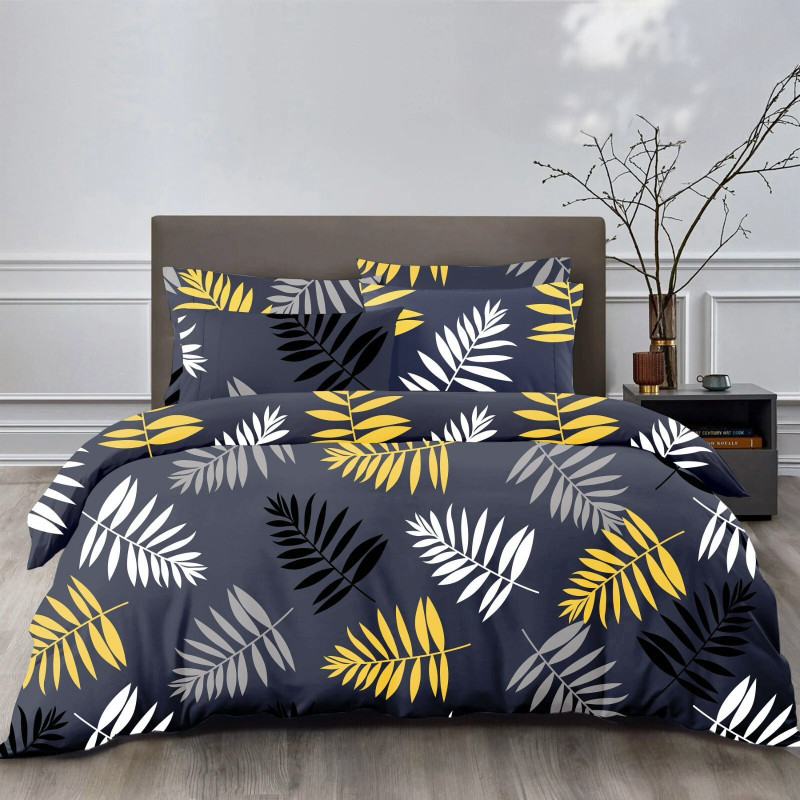 SANJEET Cotton King Flat 260 TC Printed Bedsheet(Pack of 1, Multicolor flat 55)