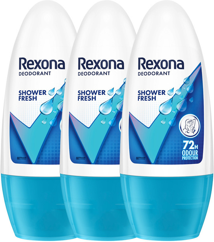 Rexona Shower Fresh Underarm Roll On Deodorant For Women (PO3) Deodorant Roll-on  –  For Women(150 ml, Pack of 3)