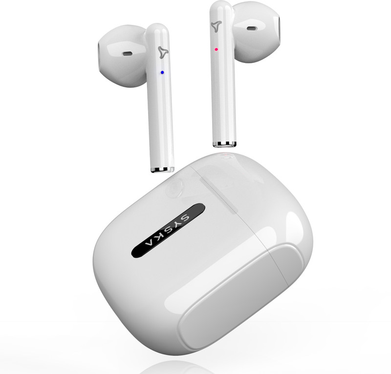 Syska Buds X1 Bluetooth(Pearl White, True Wireless)
