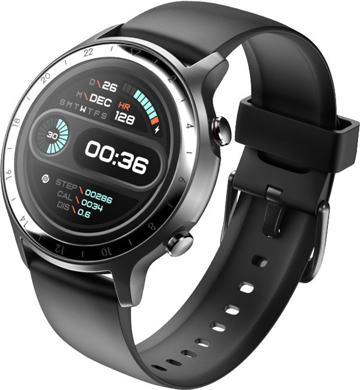 Noise NoiseFit Active with GPS, SpO2 Monitor Smartwatch(Black Strap, Regular)