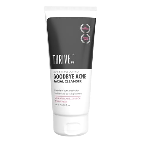 ThriveCo Goodbye Acne™ Face Wash | Reduces Acne-Causing Bacteria & Sebum Production | Men & Women, 100ml
