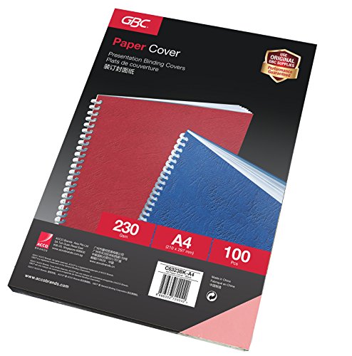 GBC Ibicover Binding Cover 63 Series 230GSM A4 Pink (Pack of 100)