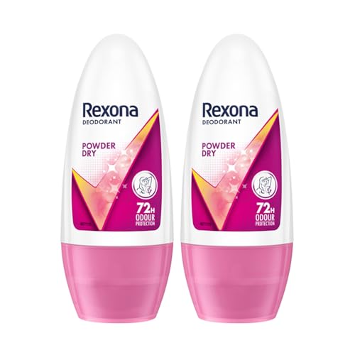 REXONA POWER DRY DEODORANT FOR WOMAN ROLL 50 ML PACK OF 2