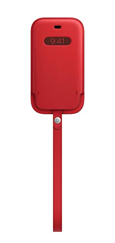 Apple Back Cover for iPhone 12 Mini (Leather | Red)